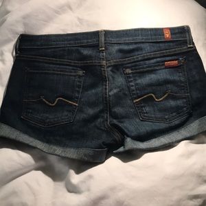 7 For All Mankind Jean Shorts